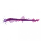 紫色のインクが飛び散るイラレ・アートブラシ