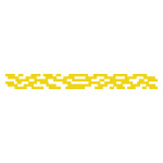 黄色い四角が並ぶ幾何学的なイラレ・アートブラシ