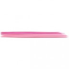 濃淡のあるピンク色のラフなラインのイラレ・アートブラシ