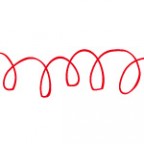 ラフにグルグルと書かれた赤い落書きイラスト イラレ・パターンブラシ